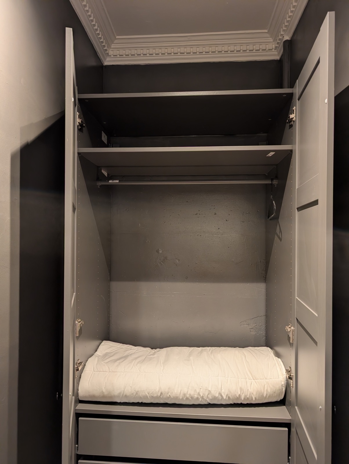 Wardrobe and storage